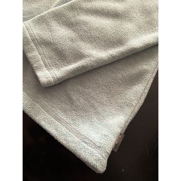 EDDIE BAUER Light Blue 1/4 Zip Fleece Pullover Sweater Ladies sz M - Picture 6 of 9